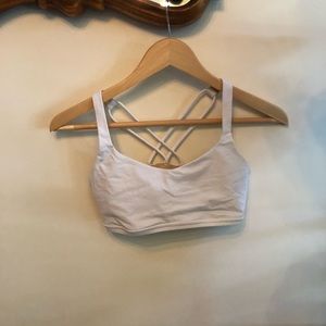 Lululemon white sports bra sz 2